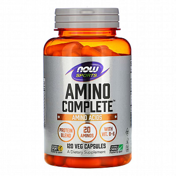 Комплекс Аминокислот NOW Amino Complete 120 капсул