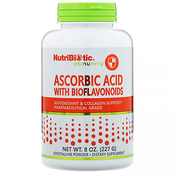 Аскорбат Натрия NutriBiotic Sodium Ascorbate 227 гр.