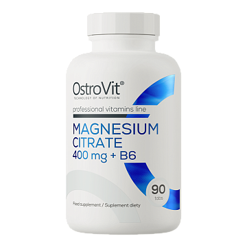 Магний цитрат + Б6 OstroVit Magnesium Citrate + B6 400 мг 90 табл.