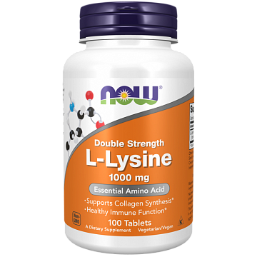 Лизин NOW L- Lysine 1000 мг 100 табл.