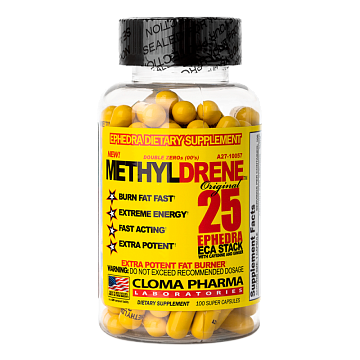 Жиросжигатель Метил Дрен Cloma Pharma Methyl Drene Original 100 капсул