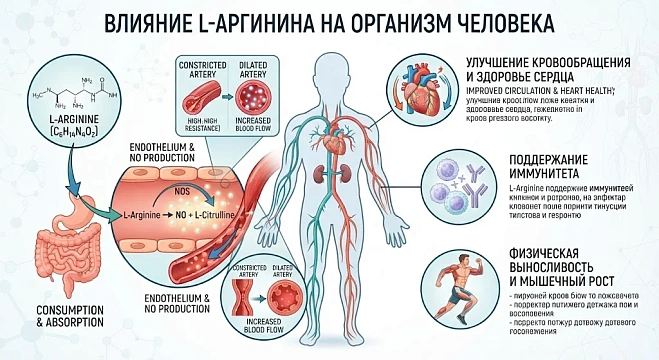 Аминокислота аргинин для лечения и профилактики