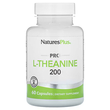 Л- Теанин NaturesPlus L-Theanine 200 мг. 60 капсул