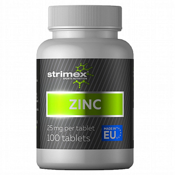 Цинк Strimex Zinc Bisglycinat 25 мг 100 табл.