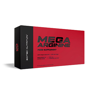 Аргинин Scitec Nutrition Mega Arginine 120 капсул