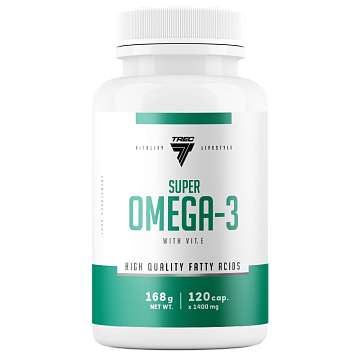 Супер Омега 3 Trec Nutrition Omega-3 Super 1000 мг. 120 капсул
