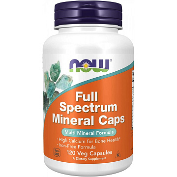 Полный спектр минералов NOW Full Spectrum Mineral 120 вег. капсул