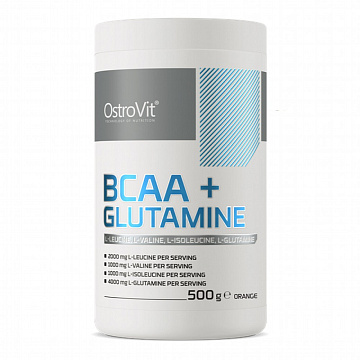 БЦАА + Глютамин Ostrovit Bcaa+Glutamine (Лимон) 500 г