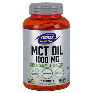 Масло МСТ NOW MCT OIL 1000 мг. 150 капсул