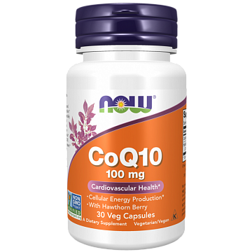 Коэнзим NOW CoQ10 100 мг 30 капсул