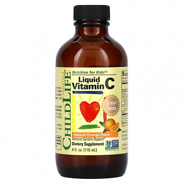 Витамин C детский ChildLife Essentials Vitamin C Liquid 118 мл.