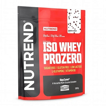 Изолят сывороточного протеина Nutrend ISO Whey PROZERO 500 г