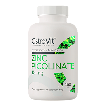 Цинк пиколинат OstroVit Zinc Picolinate 15 мг. 150 табл.