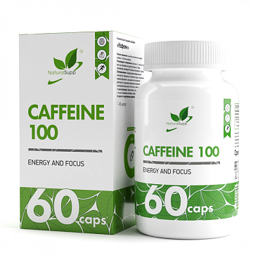 Кофеин NaturalSupp Caffeine 100 60 капсул