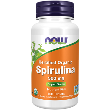 Спирулина NOW Spirulina 500 мг 100 табл.