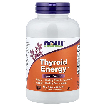Тироид Энерджи NOW Thyroid Energy 180 капсул