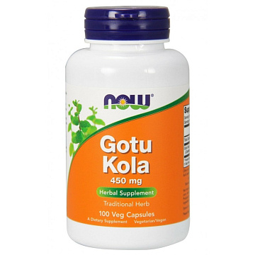 Готу Кола NOW Gotu Kola 450 мг. 100 капсул
