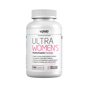 Мультивитамины для женщин VPlab Ultra Women's Multivitamin 180 капсул