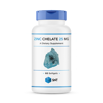 Цинк хелат SNT Zinc Chelate 25 мг. 60 капсул