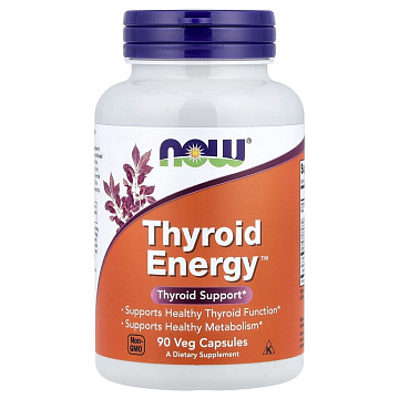 Тироид Энерджи NOW Thyroid Energy 90 капсул