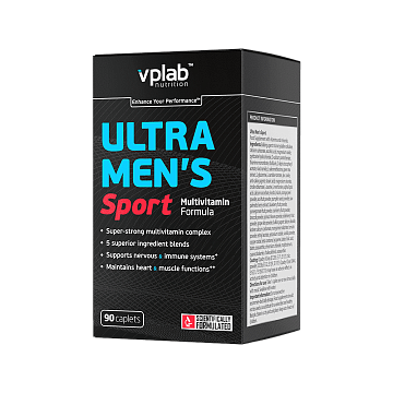 Мультивитамины для мужчин Vplab Ultra Men's Sport 90 капсул