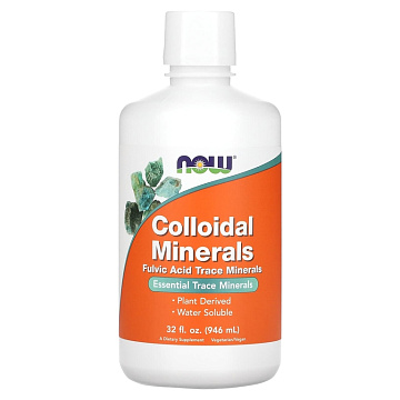 Коллоидные Минералы NOW Colloidal Minerals 32oz 946 мл.