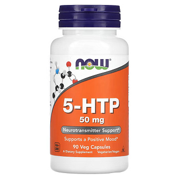 NOW 5-HTP 50 мг 90 капсул