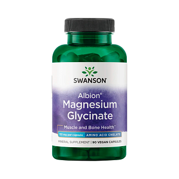 Магний Глицинат Swanson Albion Magnesium Glycinate 90 вег. капсул