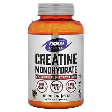 Креатин Моногидрат NOW Creatine Monohydrate 227 г