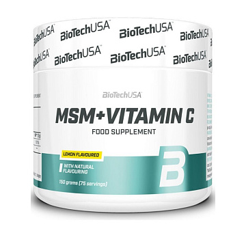 Комплекс BiotechUSA MSM+Vitamin C 150 г 75 порций