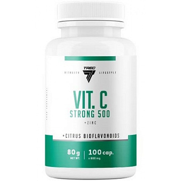 Ви­та­мин C Trec Nutrition Vitamin C 500 мг. 100 капсул