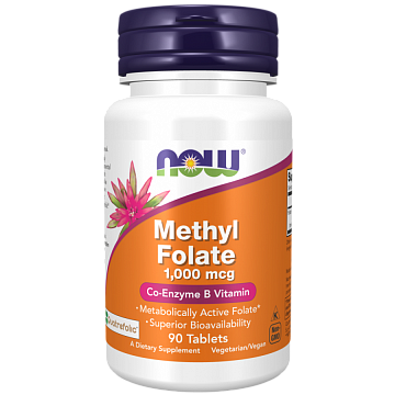 Метилфолат NOW Methyl Folate 90 табл.