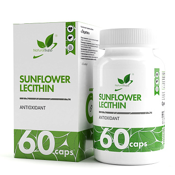 Лецитин подсолнечный NaturalSupp Lecithin Sunflower 60 капсул
