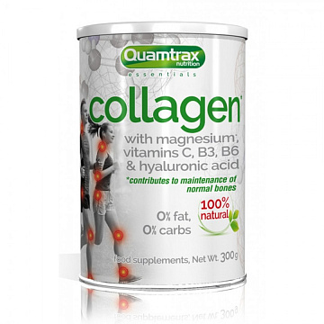 Коллаген Quamtrax Collagen with magnesium, vit C, B3, B6, hyaluronic acid 300 г