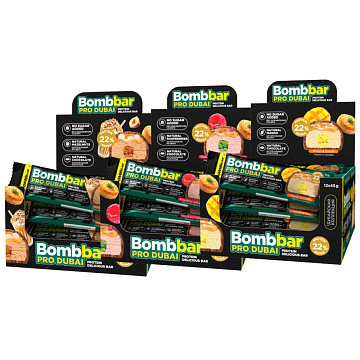 Протеиновый Батончик Bombbar PRO Dubai 45 г