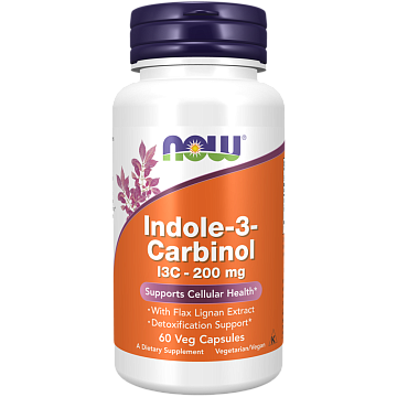 Индол-3-Карбинол NOW Indole-3-Carbinol 200 мг. 60 капсул