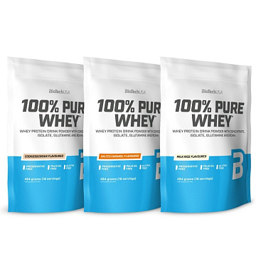 Сывороточный протеин BioTechUSA 100% Pure Whey 454 г
