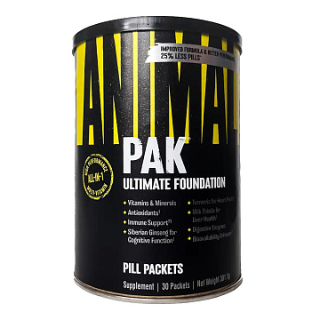 Витаминно-минеральный комплекс Universal Nutrition Animal Pak 30 пак.