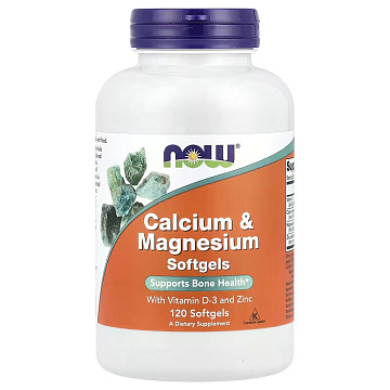 Кальций и Магний NOW Calcium & Magnesium 120 соф.