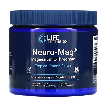 Магний Треонат в порошке Life Extension Neuro-Mag 93,35 г.