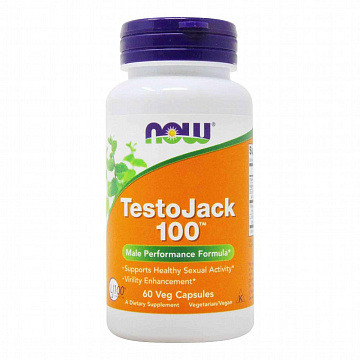 Тестоджек NOW TestoJack 100 мг. 60 капсул