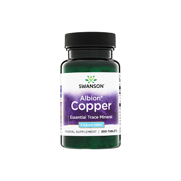 Медь Swanson Copper 2 мг 300 табл.