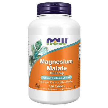 Магний Малат NOW Magnesium Malate 180 табл.