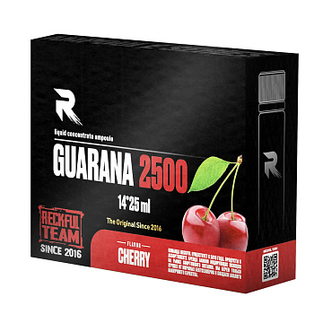Жидкая гуарана Reckful ® Guarana 2500 мг SHOT 25 мл