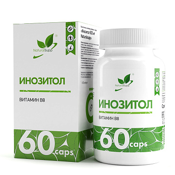 Инозитол NaturalSupp Витамин В8 Inositol 60 капсул