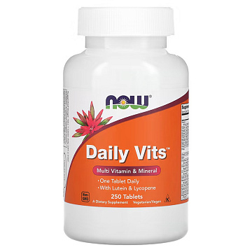 Мультивитамины NOW Daily Vits Multi 250 табл.