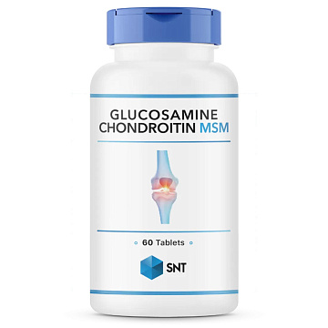 Глюкозамин хондроитин МСМ SNT Glucosamine Chondroitin MSM 60 табл.
