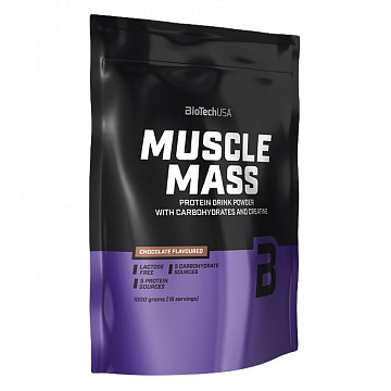 Гейнер BiotechUSA Muscle Mass 1000 г