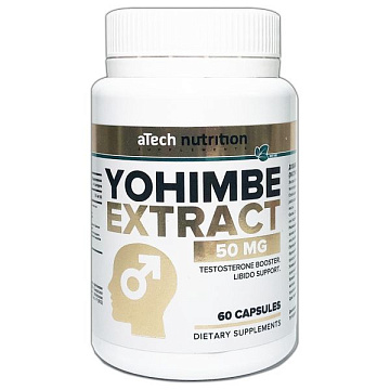Йохимбин Yohimbe Extract 50 mg. от ATech Nutrition 60 капс.