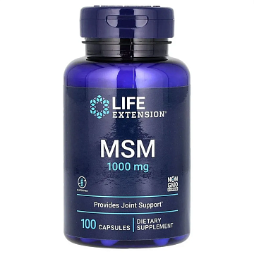 МСМ Life Extension MSM 1000 мг 100 капсул